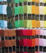 Bargain Bulk Pack of 18 x 8m Trebla  Mixed Embroidery Threads